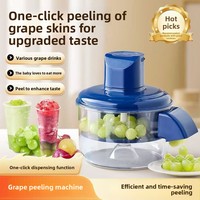 Volautomatische multifunctionele huishoudelijke elektrische commerciële fruit- en groenteschiller Knoflookkop Druivenschilverwijderaar YM-B2