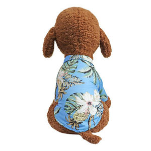 2024 Luxo <span class=keywords><strong>Pet</strong></span> Boy Wear Verão Praia Roupas Cão Malha <span class=keywords><strong>XXX</strong></span> Pequeno T-shirt Havaí Com Manga De Perna Da <span class=keywords><strong>China</strong></span> - Product Image 5