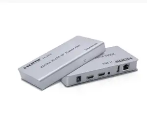 신뢰할 수있는 공급 업체 HDMI KVM 익스텐더 200M IP RJ45 이더넷 Cat5e Cat6 케이블 네트워크 KVM 익스텐더 HDMI UTP/STP 지원 USB 마우스 키보드