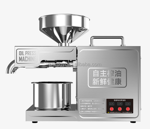 مكبس زيت أوتوماتيكي صغير الحجم من الفولاذ المقاوم للصدأ للضغط البارد والساخن حالة جديدة للأسر - Product Image 3