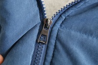 Veste en coton à capuche pour femme AIMINYZ, version coréenne, à manches longues, en tissu pelucheux épais, imprimé lignes, décontractée, automne-hiver