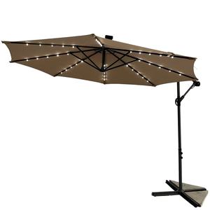 Sombrilla Cantilever Led de Metal para exteriores, sombrilla impermeable de 3m de diámetro para Patio, jardín, plátano - Product Image 1