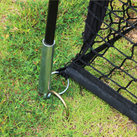 Filet de frappe de baseball commercial 70x10x10 pieds en gros, filet de softball robuste en PEHD pour clubs jeunes