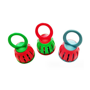 Wholesale Durable Colorful Plastic Hand Shake Bell for Stage Performance <b>Musical</b> <b>Instrument</b> Early Education Baby Rattle Toys - Product Image 1