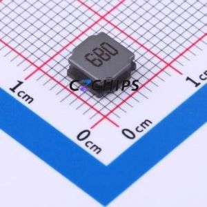 Inducteur de puissance SMD SNR6028-680MT, 6x6mm (Inductance : 68uH) (Précision : 20%) Courant de saturation (Isat) : 800mA - Product Image 1