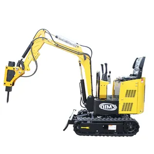 1 Ton Electric Mini Excavators Prices Agricultural Digging Trenches 1000kg Lithium Battery Mini Excavator Electric Small Digger