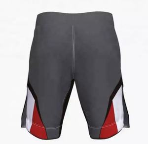 Pantalones cortos MMA de diseño básico impresos personalizados, ropa de lucha en blanco para artes marciales - Product Image 4