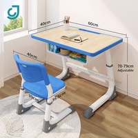 Vente en gros de bureau et de chaises d'étudiant pour une place personnalisables pour les écoliers Mobilier d'étude durable