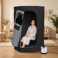 Sauna vapeur électrique portable pour une personne, installation facile, pour la relaxation du corps entier à domicile