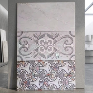 Gran oferta, 300x600mm, 30x60cm, 12x24in, azulejos de pared de cerámica para baños de Hotel, baños para el hogar, mármol, diseño azul, precio de empresa - Product Image 3