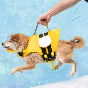 Mignon <span class=keywords><strong>Chien</strong></span> Vie Veste Sport De Sauvetage De Sécurité Gilet <span class=keywords><strong>Chien</strong></span> Vêtements En Piscine Réglable Gilets Chiot Flotteur De Natation Costume pour Tous Les Chiens de Compagnie - Product Image 5