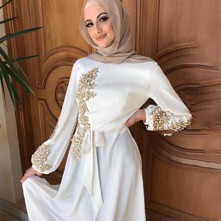 イスラム教徒のアバヤドレスヒジャブファッションマキシドレス  