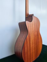 Elegant 41 Inch Solid Spruce Top Mahogany back&sides Sunburst Matte Natural Acoustic Guitar