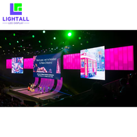 Écran LED de location extérieur P3.91 500x1000mm, mur vidéo HD pour événements scéniques et publicité