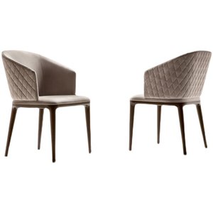 Chaise de réception et de négociation pour <span class=keywords><strong>café</strong></span>, chaise de salle à manger italienne neuve en bois massif avec accoudoirs, chaise de lecture pour hôtel - Product Image 5
