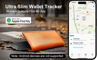 Portefeuille de localisation NFC HomeLead HB12-D Find My Card avec application iOS et GPS, en plastique