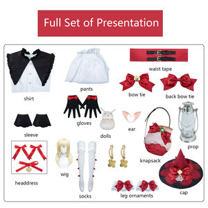 Anime juego <span class=keywords><strong>Genshin</strong></span> impacto bruja personaje Cosplay disfraz peluca conjunto vestido Halloween fiesta traje - Product Image 6