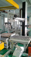 Robot de palettisation industriel de type colonne, machine de palettisation automatique pour sacs en feuille avec pince à fourches pour ligne d'empilage de sacs