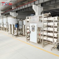 Sistema de Ósmosis Inversa de Acero Inoxidable de 5000 Litros por Hora, Equipo de Tratamiento de Agua Pura, Planta de Tratamiento de Agua, Producción de Agua Embotellada