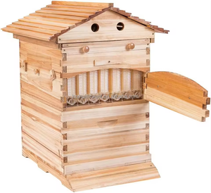 7 Piezas de Colmena de Madera Automática con Flujo Automático de Miel para Abejas - Product Image 1