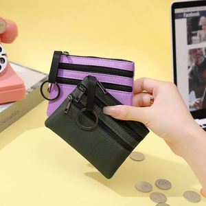 Nouveaux sacs fourre-tout promotionnels personnalisés pour femmes, couleur unie, multi-poches, avec fermeture éclair, pour clés, vente en gros transfrontalière - Product Image 1