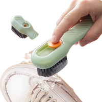 Brosse de nettoyage automatique pour lessive liquide, brosse à chaussures hydraulique multifonctionnelle, distributeur de savon, produit en plastique pour bébé