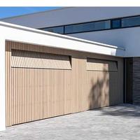 Porte de garage à enroulement moderne personnalisée en alliage d'aluminium à vue complète avec grille encastrée pour une sécurité accrue – Offre Spéciale