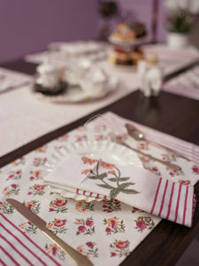 SULTAN 'S HAVEN PLACEMATS Estilo natural Estampado floral Decoración del hogar Boda Jardín Fiesta Camino de mesa Mantel - Product Image 2