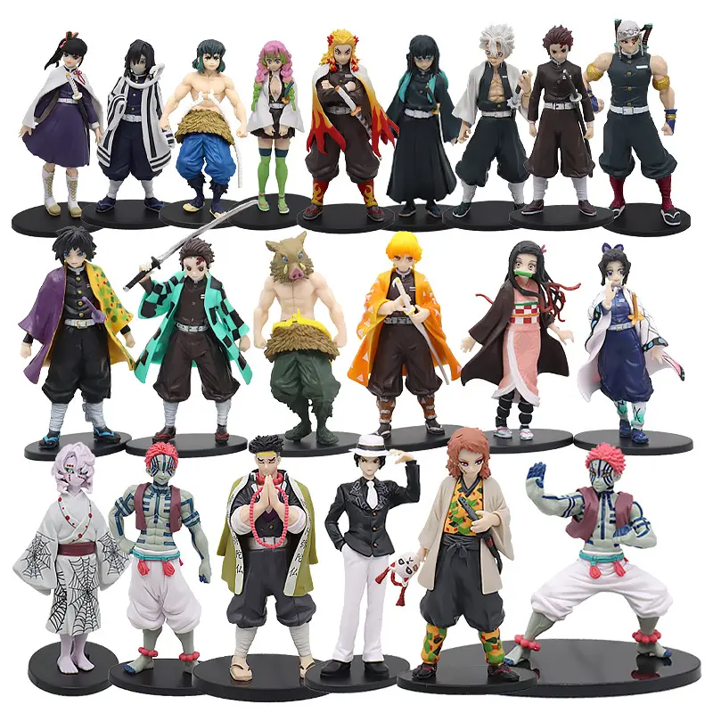 QC Demon Slayer Action Figure Target 2023 Demon Slayer Action Figure Demon Slayer 16 Models Kimetsu no Yaiba Anime