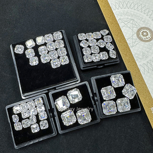 Bán buôn kim cương lỏng lẻo D vvs Trắng asscher cắt lỏng moissanite đá tất cả các kích thước GRA giấy chứng nhận nguyên liệu cho đồ trang sức làm - Product Image 4