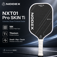 Raquette de pickleball NODEX NXT Pro Ti de haute qualité, en fibre de carbone de 16 mm, conforme aux normes USAPA UPA-A