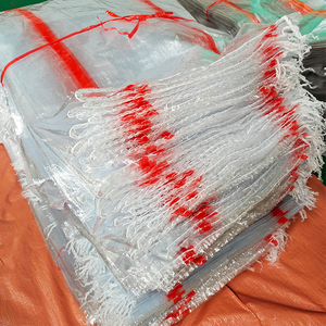 Sacchi / Fogli / Teli in Rafia PP Trasparente 100% in Plastica Vergine da 25kg, 50kg, 100kg per Imballaggio di Tessuti Usati - Product Image 1