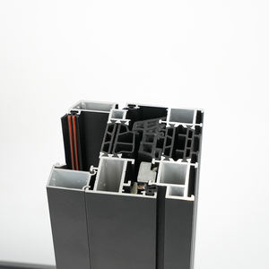 定制现代设计外部结构玻璃窗幕墙系统6063合金挤压横梁幕墙铝型材 - Product Image 4