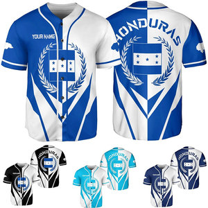 Kaus bisbol Negara Honduras personalisasi kaus Jersey kustom Hombres Negara Honduras Camisa De Honduras - Product Image 3