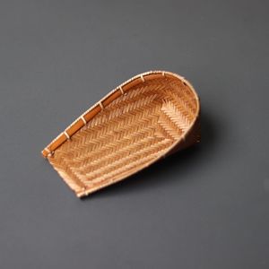 Bamboo Woven <b>Tea</b> Scoop 13x8x4.5 Cm Handmade Traditional Chinese <b>Tea</b> <b>Set</b> Accessory Flat Shape Coffee <b>Tea</b> Tools - Product Image 1