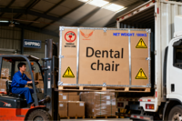Fauteuil dentaire électrique certifié CE, directement de l'usine, avec construction en acier et plastique pour unités dentaires dans le domaine de l'équipement médical dentaire