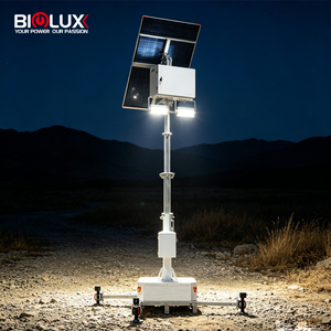 Tour d'éclairage solaire BIGLUX HiGUARD LED IP65 DC, système d'éclairage <span class=keywords><strong>autonome</strong></span> portable pour les travaux de construction et d'exploitation minière - Product Image 6