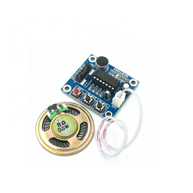 Voice Board circuit board Blue PCB Version (On-board Microphone) Sound Recording Module ISD1820