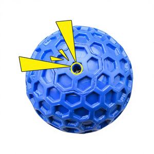 Kinghon Thickened Rubber <b>Dog</b> <b>Ball</b> Custom Logo TPR Squeaky <b>Dog</b> <b>Ball</b> Toy for Aggressive Chewers OEM Factory - Product Image 4
