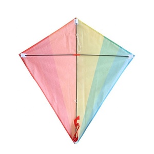 Weifang Yuanfei Высококачественный алмазный Радужный Однолинейный змей из ткани для наружного полета, легкий в эксплуатации подарок - Product Image 3