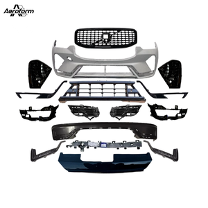 Kit di Aggiornamento Paraurti Sportivo R-design per <span class=keywords><strong>XC60</strong></span> 2018-2025, Clip-on in Carbonio Nero, da Vecchio a Nuovo, Facelift di Alta Qualità - Product Image 1