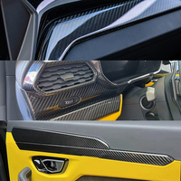 Kit de modification et de mise à niveau pour voiture 2018-2025, en fibre de carbone sèche, pour l'intérieur, le panneau de commande central et le panneau de boutons, pour Lamborghini Urus
