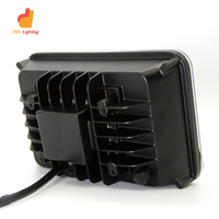 Haute qualité 4X6 6 pouces phare forme carrée 30Watt IP68 étanche lumière LED projecteur de faisceau haut et bas pour véhicules 12V