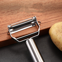Dubbele Kop Roestvrijstalen Multifunctionele Meloen & Fruitschiller Twee-In-Één Aardappelschaafmachine Groentegereedschap
