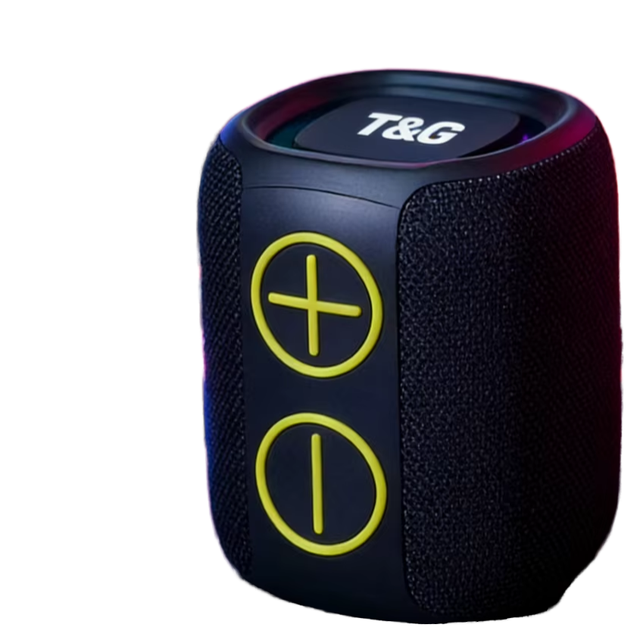 TG486 Portable Super Bass Stereo Wireless Fabric Waterproof Speaker HiFi RGB Light FM Radio TF USB for Outdoor Party