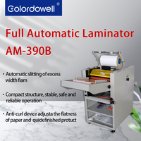 Laminateur à rouleaux chauffé entièrement automatique industriel COLORDOWELL AM-390B pour le traitement du papier A3/A4