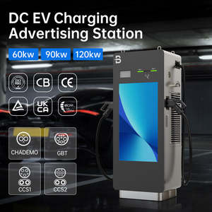 Nueva Estación de Carga para Vehículos Eléctricos de 43 Pulgadas con Pantalla Publicitaria, Ethernet, 4G, 60kw/90kw/120kw, CC, Montaje en Suelo, IP55/IK10, Impermeable - Product Image 4