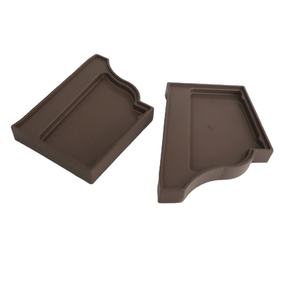 Gouttière en aluminium personnalisée en usine de haute qualité (gouttière) Capuchon d'extrémité droit et gauche en <span class=keywords><strong>marron</strong></span> - Product Image 1