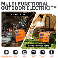 Alimentation électrique mobile industrielle IPS5000L Idéale pour les projets de construction, municipaux et d'ingénierie routière. Haute portabilité
