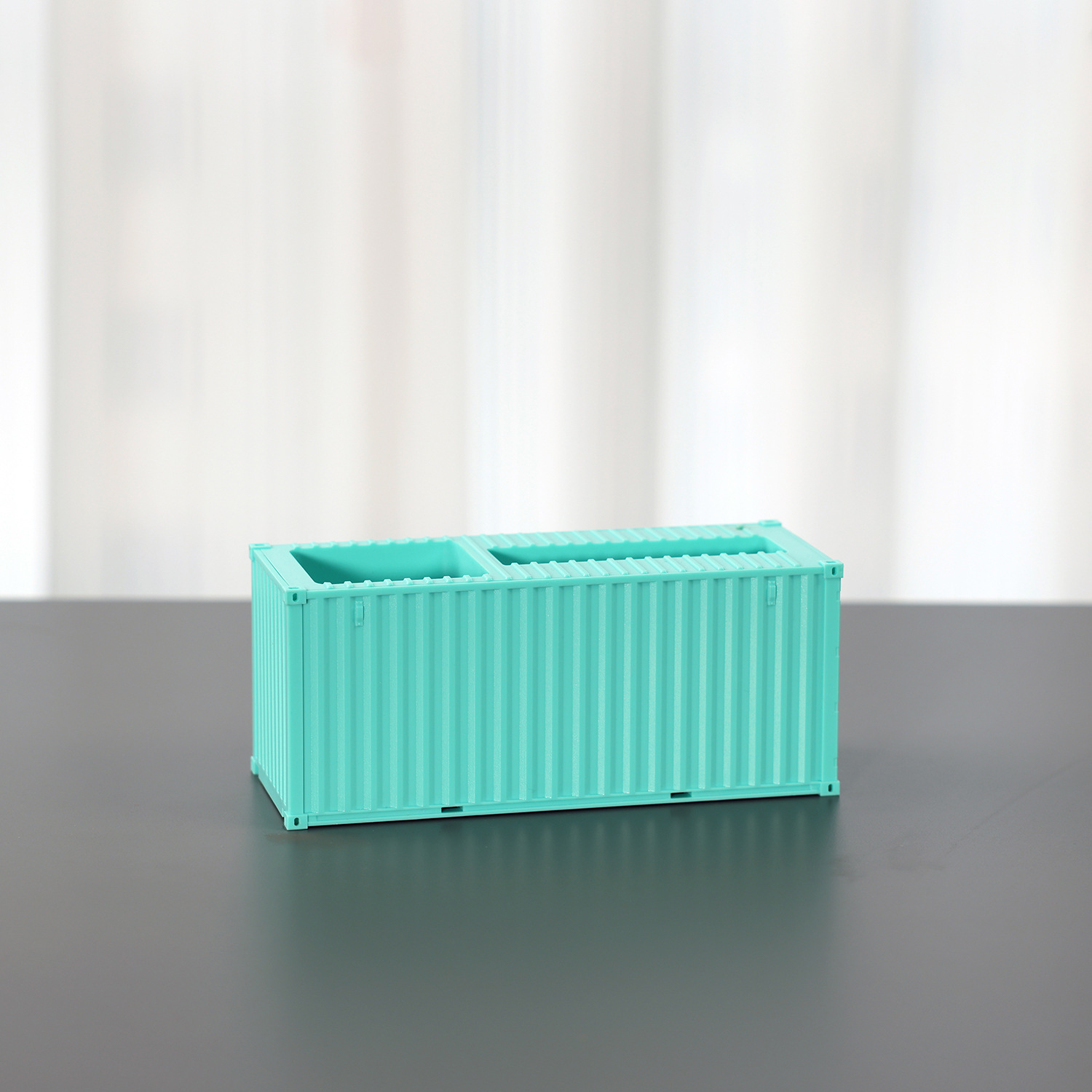 Panneau lumineux bleu Tiffany